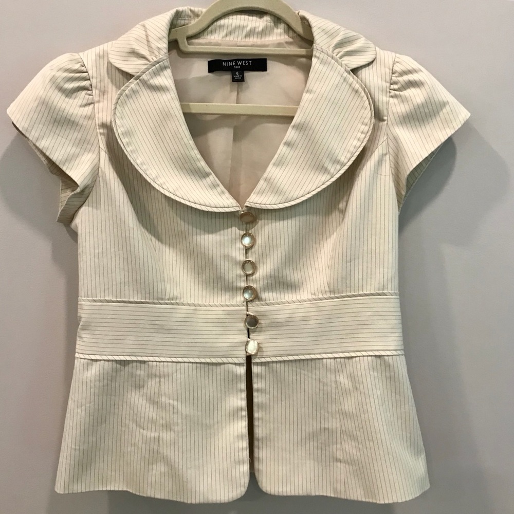 REDUCED: EUC Nine West Suit Top, Size 6